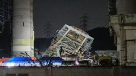 ‘추가붕괴 위험’ 울산화력 4·6호기 해체 준비…악천후에 구조 난항