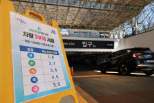 [포토] 서울 휘발윳값 2000원 돌파…내일부터 공영주차장 75곳 ‘5부제’