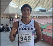 나마디 조엘진, 8일 만에 100m 개인 최고기록 경신