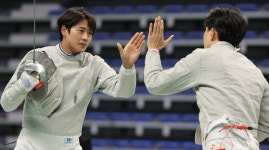 ‘아시안게임 2관왕’ 오상욱 전국체전 펜싱 사브르 개인전 2연패