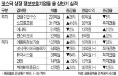 정보보호업체 실적 하향세