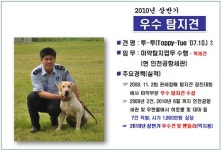복제견 투-투 올 상반기 우수 탐지견 선정