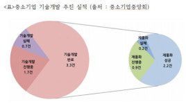 중기 기술개발 10건 중 6건은 `매출 0`