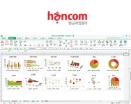 `한셀` 데이터 시각화 인기 `업`