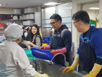 대보정보통신 `사랑의 점심 나눔` 봉사활동 진행