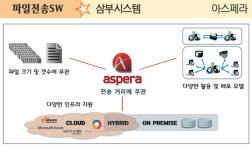 삼부시스템, 용량·네트워크 무관 초고속 전송