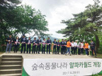 귀여운 동물들을 보러 오세요…알파카월드 개장식 개최