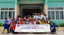 ㈜쓰리제이, 여름휴가 대신 `임직원 해외 봉사활동` 눈길