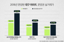 전매제한 풀린 대구 아파트 분양권, 평균 웃돈 9000만원