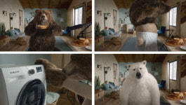 세탁기 돌리자 북극곰 변신…삼성전자 `에코버블` 동영상, 동남아서 인기