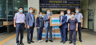 시흥센트럴병원, 나로엠으로부터 방역마스크 1만장 기부 받아