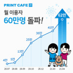 잉크와오피스, 무인 프린팅샵 `프린트카페` 월 이용자수 60만명 돌파