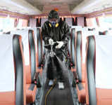 전세버스 실내 공기 순환 및 방역 소독으로 안전지대 구축에 힘써