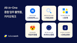 카카오워크 1주년…"업무 환경 혁신해 `스마트워크플레이스` 진화"