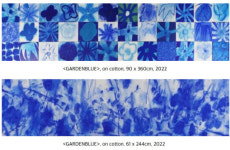 G컨템포러리, 가든블루 전시회 진행 중…김선형 작가, 현대적 新 회화 세계 그려내