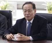 김태기 중노위원장, 코오롱제약 방문 노동관계 안정 지원