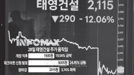 태영건설發 부실 도미노 조짐… 건설株, 내년 여정 험난하다