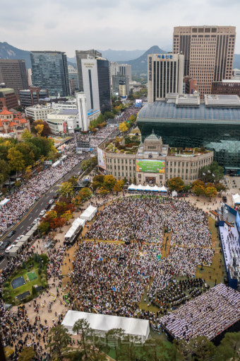 [포토] 서울 도심서 개신교 단체 연합 집회