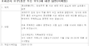 유동성 위기설 롯데그룹 