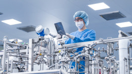 [르포] 자율로봇·AI 무장한 신공장 가동 눈앞…K-바이오 새역사 쓴다