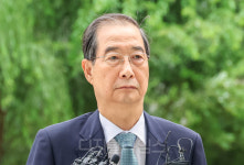 [포토] 한덕수, 김건희 특검 참고인 출석…매관매직 의혹