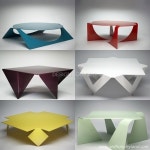 평범한 철판, 창의적 디자인 테이블 되다