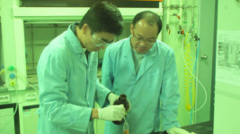 에이피엠, 디스플레이용  전자재료 국산화