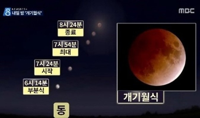 개기월식 붉은 달 시간, 언제가 절정일까?…'놓치면 100% 후회한다' | 포토뉴스