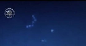 러시아 드론, 시리아폭격 중 UFO촬영