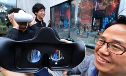 비주얼캠프 시선분석기능 VR HMD 선보여