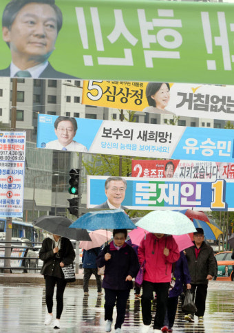 대선 후보들, 선택전 총력질주