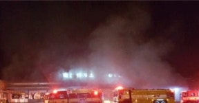 옥천휴게소, 편의점서 불 8천만원 손해, 직원 2명 병원 行