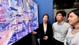 LED & OLED 엑스포 2018, 루멘스 70인치 마이크로 LED 디스플레이