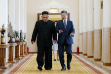 [평양정상회담]백화원 영빈관 단독정상회담