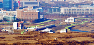 남북 동서해선 철도·도로 연결 및 현대화 사업 착공식 도라산역 출발, 개성 판문역 도착