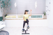 유니브이알, VR 홈트레이닝 레일바이크 개발