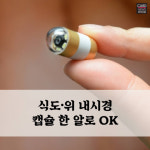 [카드뉴스]식도·위 내시경, 캡슐 한 알로 OK