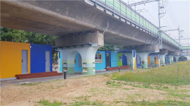 철도고가 아래 창업공간이?