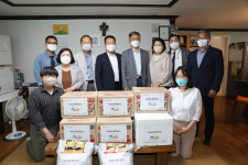 한국승강기안전공단, 진주 아동시설에 식료품 전달