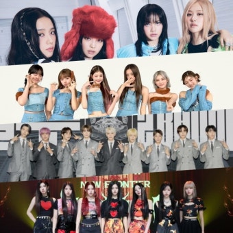 블랙핑크·아이브·NCT 127·엔믹스, 39주차 써클차트 정상…아이유 소셜급등세