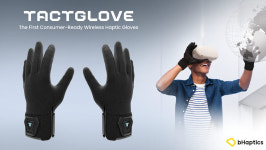 [CES 2023]비햅틱스, 신제품 택글러브 CES2023 최초 공개....진동 조절 사실적 느낌 전달