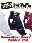 [마이펫페어] 블랑컴퍼니 블랑드부티크 ‘리버시블 글로시 패딩베스트’ 소개