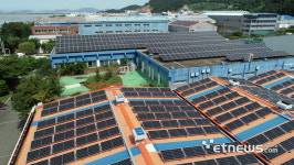 [2023 대한민국 기후환경 에너지 대전]동이에코스, 태양광 발전장치 올-인-원 시스템 등 선봬