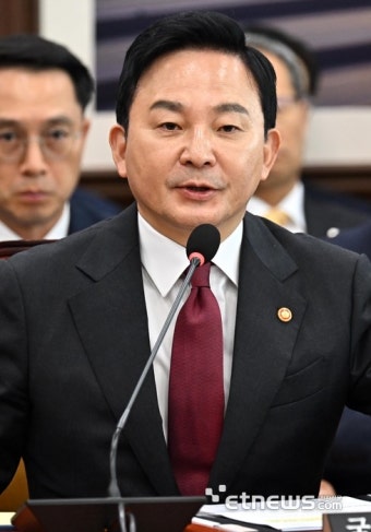 답변하는 원희룡 국토부 장관