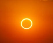 하늘에서 포착된 절대 반지… 아르헨티나 상공서 금환일식 관측