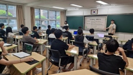 데이터놀자 AI 교육 봉사단 AI야 놀자, 광주 문산중 AI 교육활동 실시