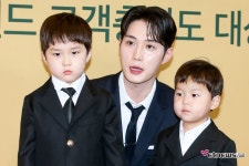 [ET포토] 김준호와 두 뿡어빵 아들