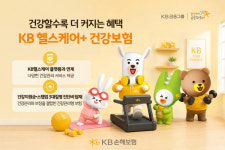 KB손보, KB 헬스케어+ 건강보험 출시…건강관리 혜택↑