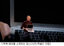 노트북, 몸짱 됐다…스티브 잡스 맥월드2008에서 공개