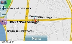 엑스로드, 러시아 지도 개발